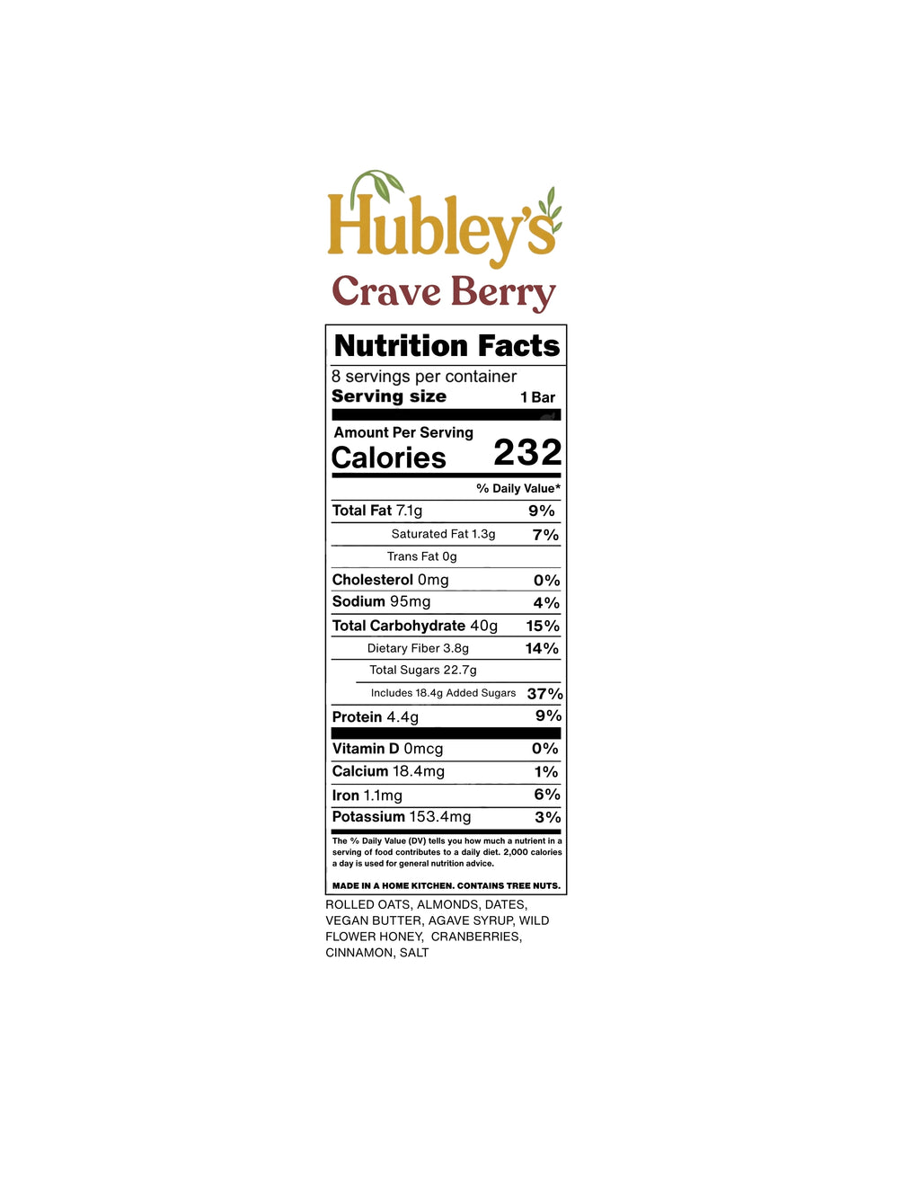 Craveberry Granola Bars